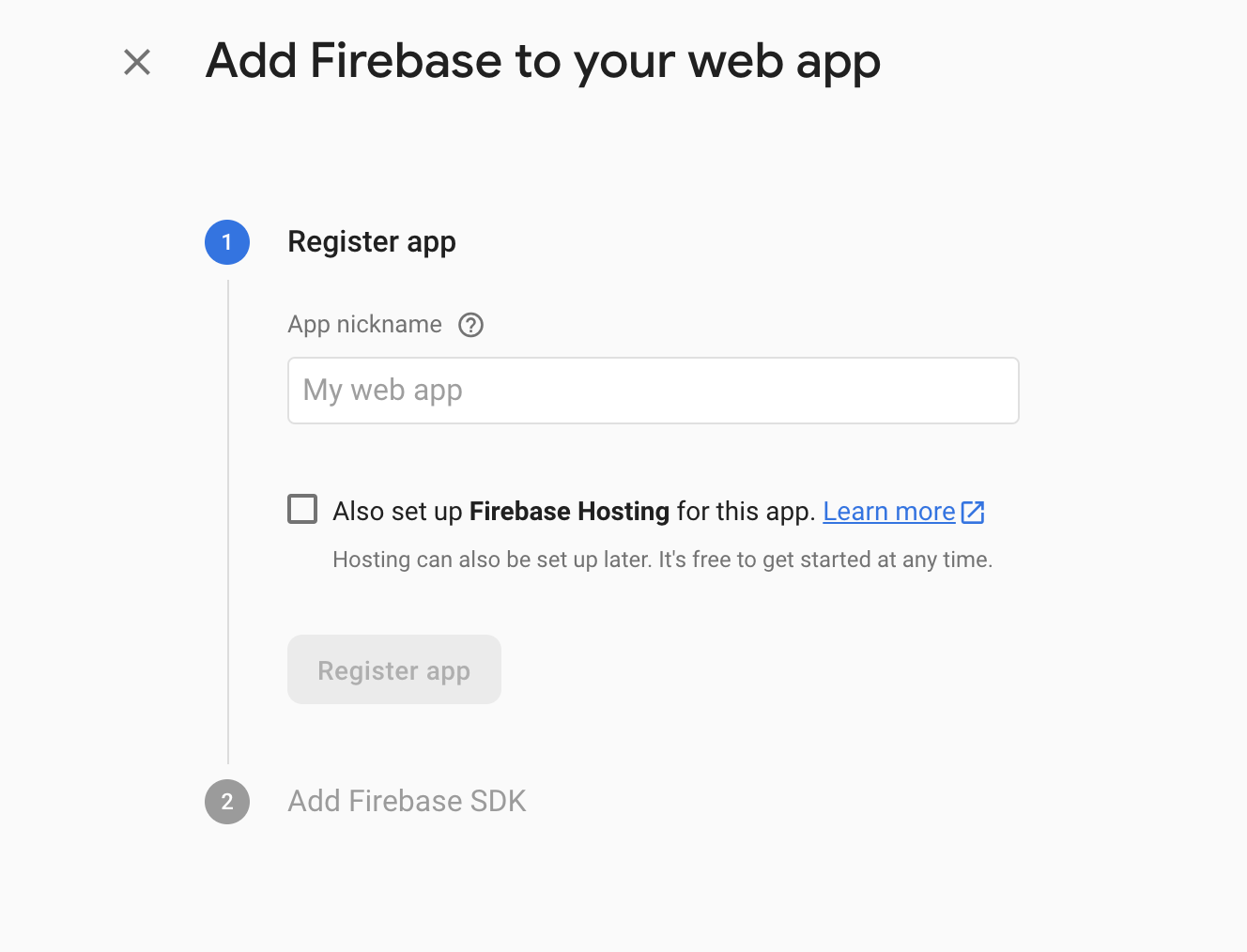 Add Firebase